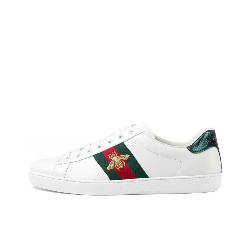 GUCCI Ace Embroidered Bee Sneakers-0