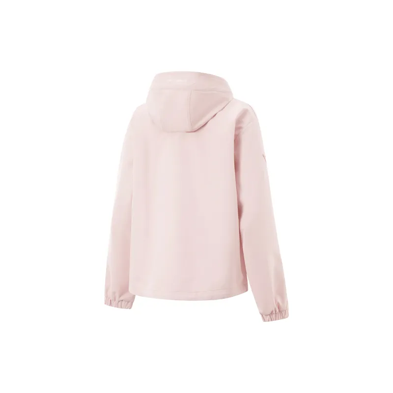 LiNing Lotus Leaf Trench Coat Women's Light Blush Pink-1