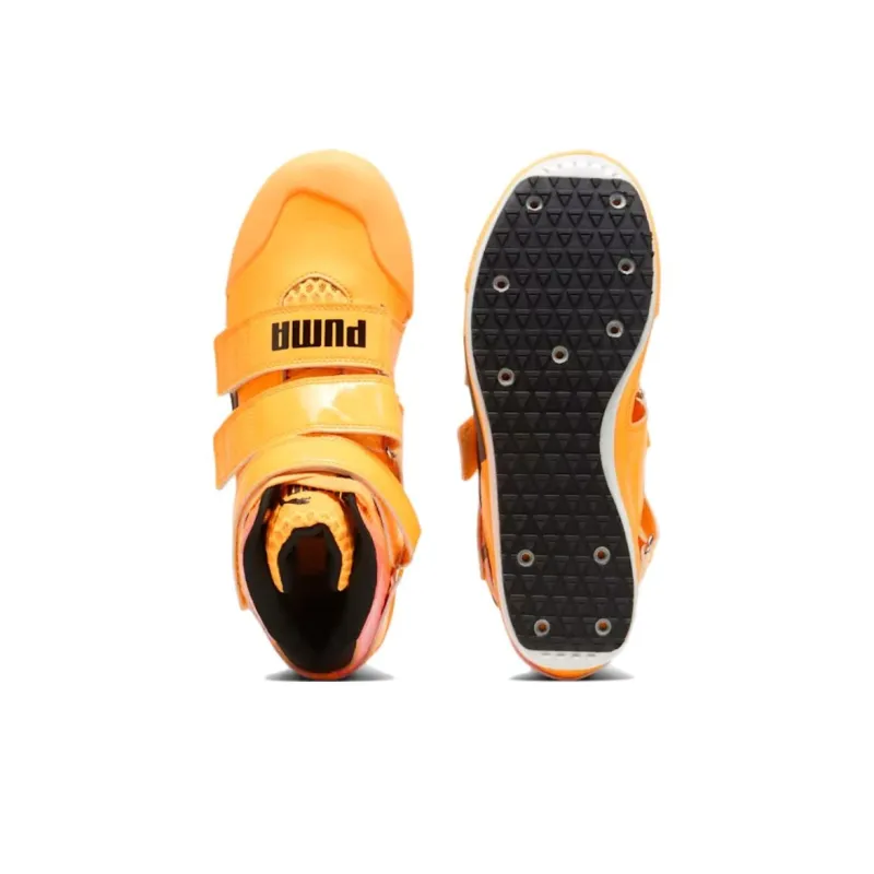 PUMA Anti Slip Wear Resistant Mid Top Training Shoes Men's Orange-3