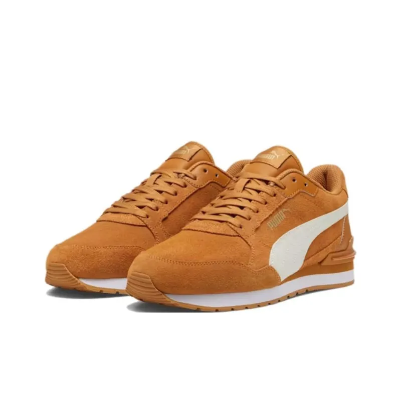 PUMA St Runner Anti Slip Wear Resistant Low Top Casual Shoes Unisex Brown-2
