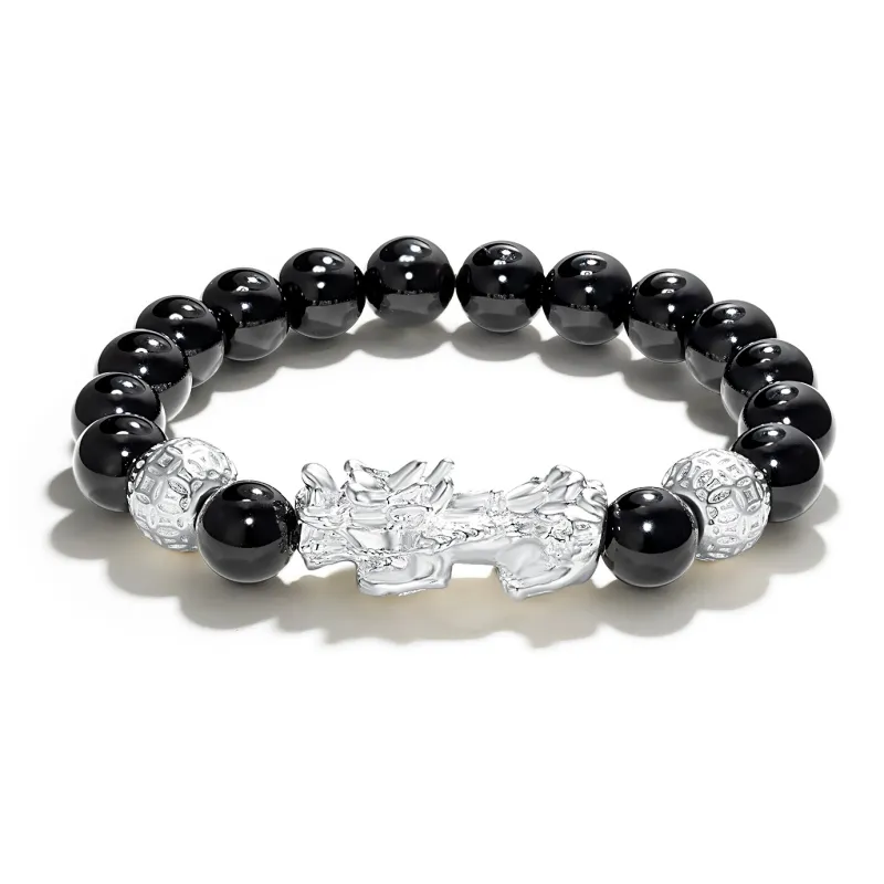 LAOYINFANG Colored Glaze Jade Bracelets Unisex-9