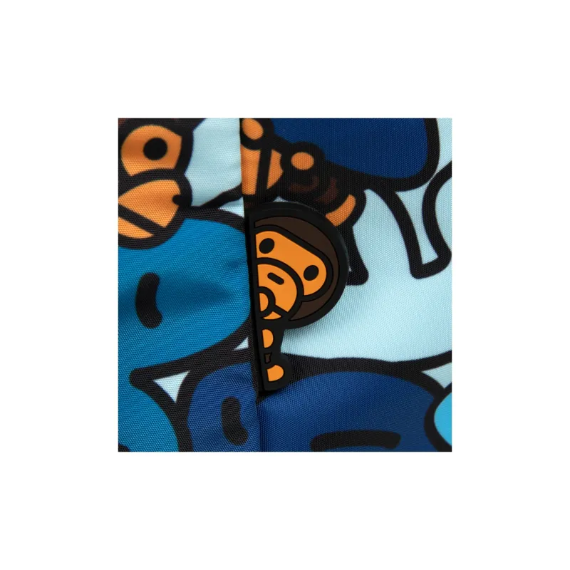 BABY MILO STORE BY A BATHING APE Polyester Backpack Regular Unisex Blue/Green-3