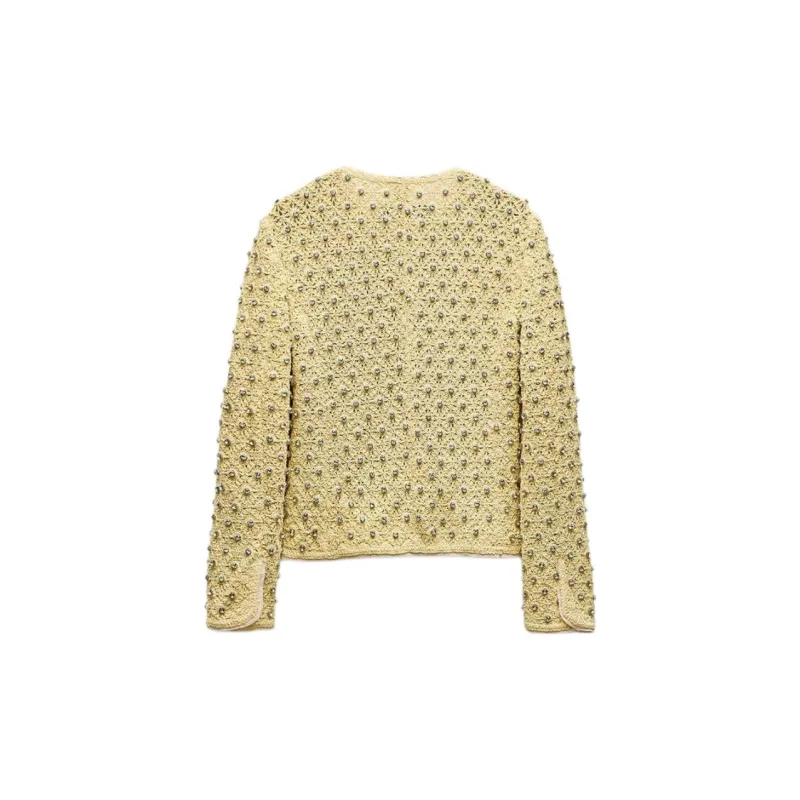 ZARA ZW Series Jackets Coats Women's Yellow-1