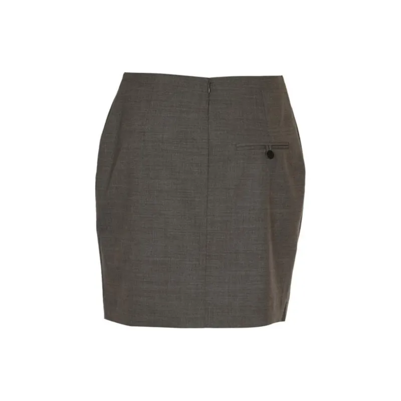 PHILOSOPHY DI LORENZO SERAFINI Back Zipped Mini Skirt-1