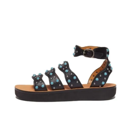Sandro Strap Sandals Women's Black