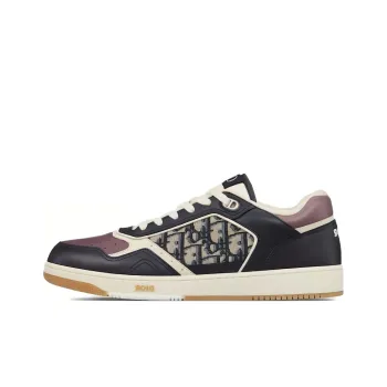 DIOR B27 Low Deep Blue Plum DIOR Oblique Jacquard
