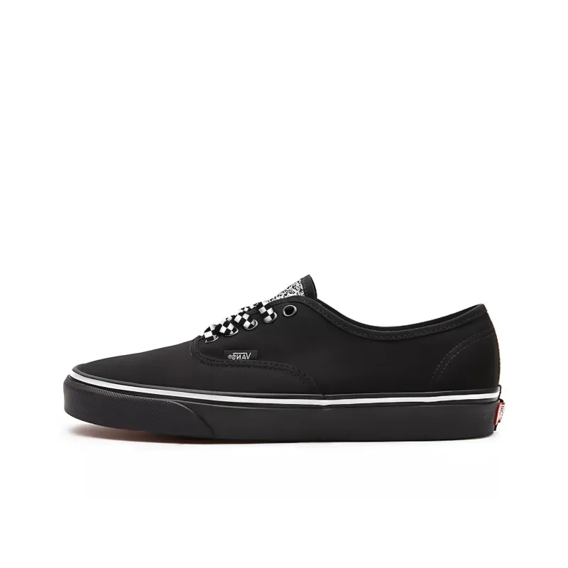 Vans Customs Skulls Authentic Shoes Black-0