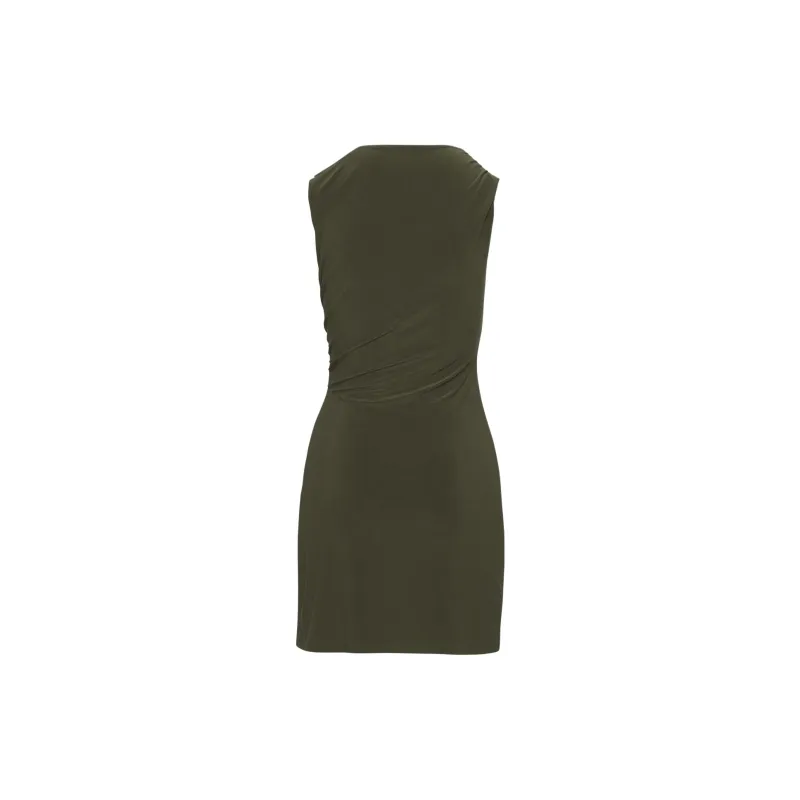 ARITZIA Wilfred Maida Dress Sleeveless Dress Women's Dark Olive-1