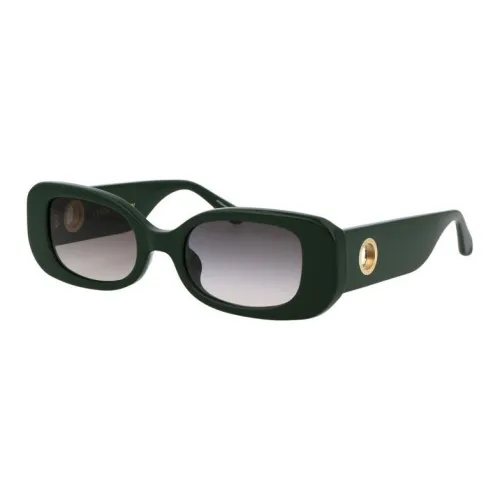 Linda Farrow Lola Rectangle Frame Sunglasses