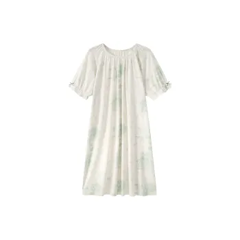 The Story Of The Flower Season Nightgown Women's White