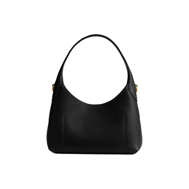 COACH Brooklyn Cow Leather Handbag, Shoulder Bag Women's Black-2
