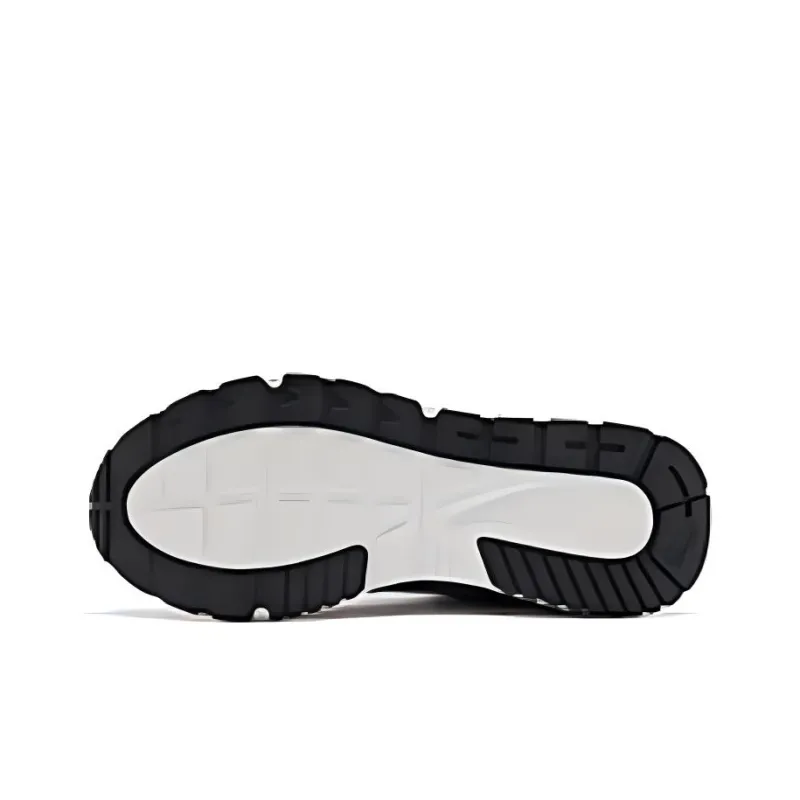 QIAODAN Slip Resistant, Breathable, Height Increasing Low Top Casual Shoes Men's Birch White/Acid Lime Green-3