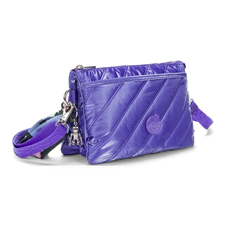 Kipling Polyamide Crossbody Bag Women's Bright Pink Purple-1