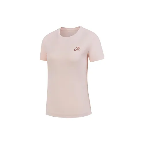 QIAODAN T-Shirts Women's Sheer Pink