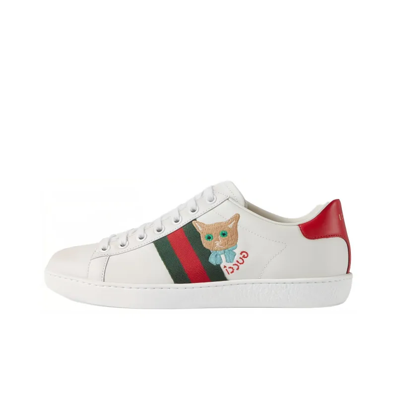 GUCCI Women's Ace 'Cat Embroidery' Women's-0