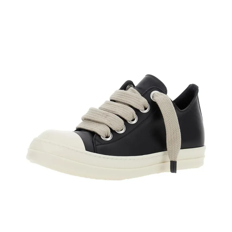 RICK OWENS/RO Low Top Skateboard Shoes Men's Black-3