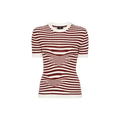 ETRO T-Shirts Women's Chocolate Brown