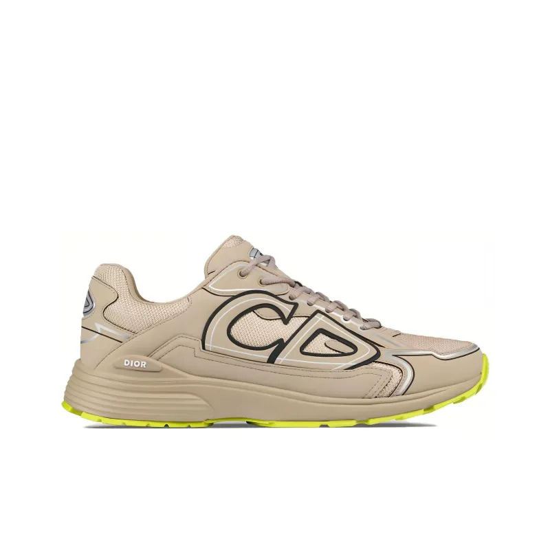DIOR B30 CD Shoes Low Top Casual Shoes Men's Beige-1