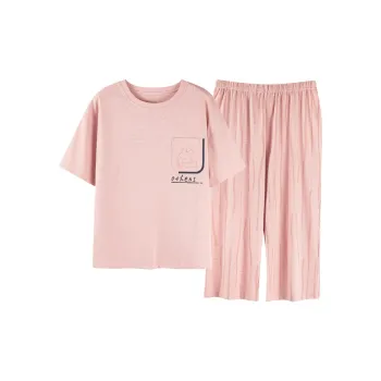 The Story Of The Flower Season Pajama Set Women's Pink
