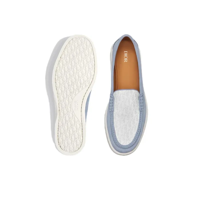 DIOR Granville Loafers Men's Blue-4
