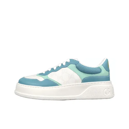 GUCCI Chunky B Skateboard Shoes Women's Low-Top Off White