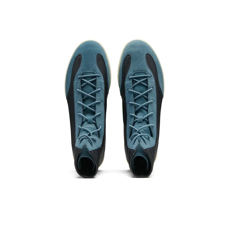 EQLZ EQUALIZER Vintage Basketball Shoes Unisex High Top Phantom Black/Classical Style Blue-3