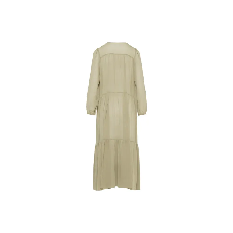 ARITZIA Little Moon Merida Dress Long-Sleeved Dresses Women's Tan Khaki/Tawny-1