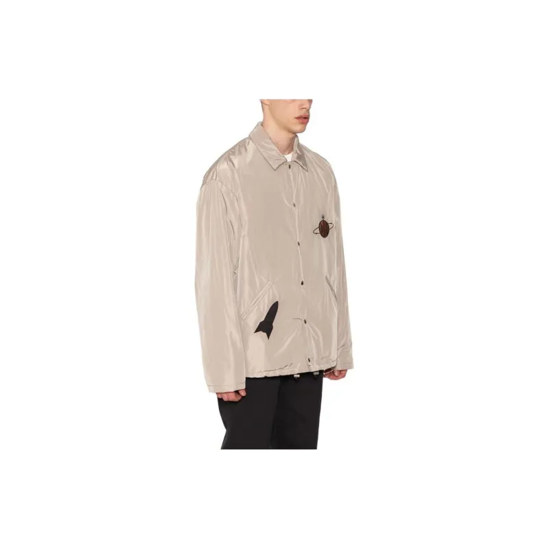 Just Don Patch detail Shirt Jacket-3