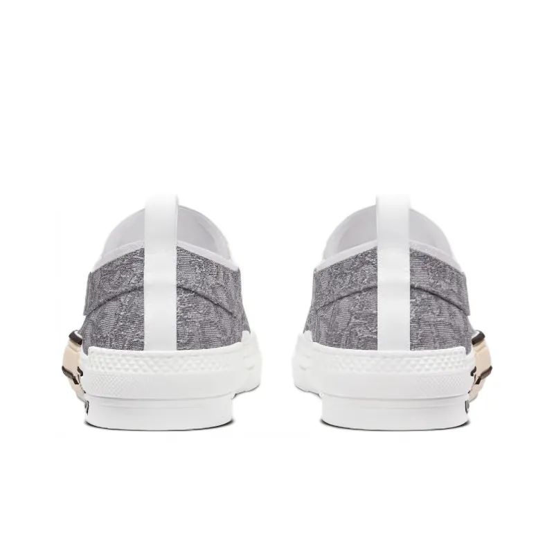 DIOR B23 Low Top Ruthenium Metallic Thread DIOR Oblique Jacquard-5