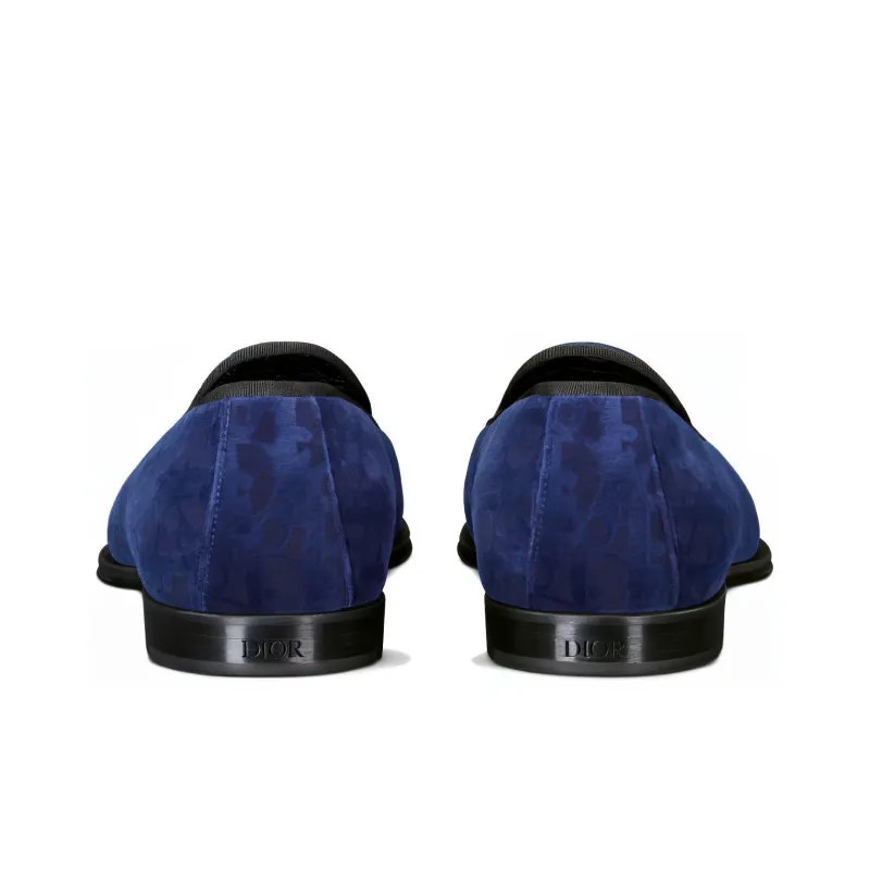 DIOR Timeless Loafer 'DIOR Oblique - Navy Blue'-4