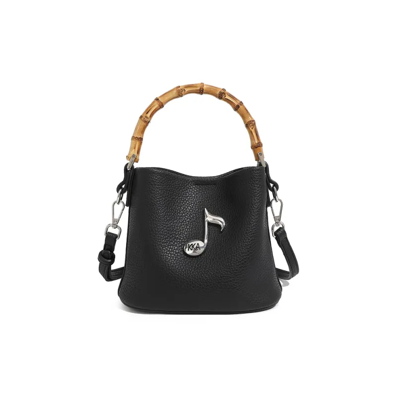 KKA Fabric Handbag Shoulder Bag Crossbody Bag Regular Women's Silver/Ecru/Black-10