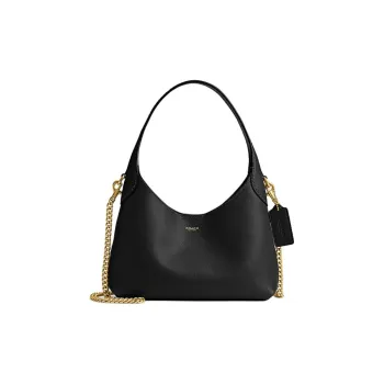 COACH Brooklyn Cow Leather Handbag, Shoulder Bag Women's Black