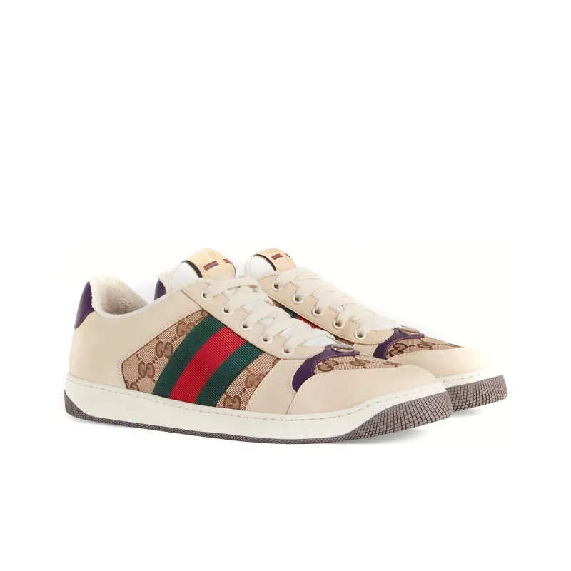 GUCCI Gg Screener 'GG Canvas   Beige'-1