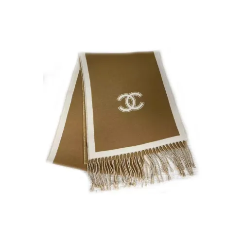 CHANEL Knit Scarves Unisex