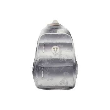 BAODIDAISHU Nylon Fabric Backpack And Laptop Bag Unisex Gray/Purple/Blue/Pink