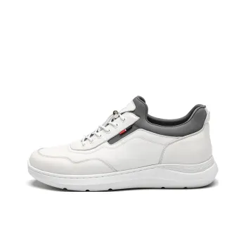 J.BENATO Low Top Casual Shoes 3.5cm Men's White