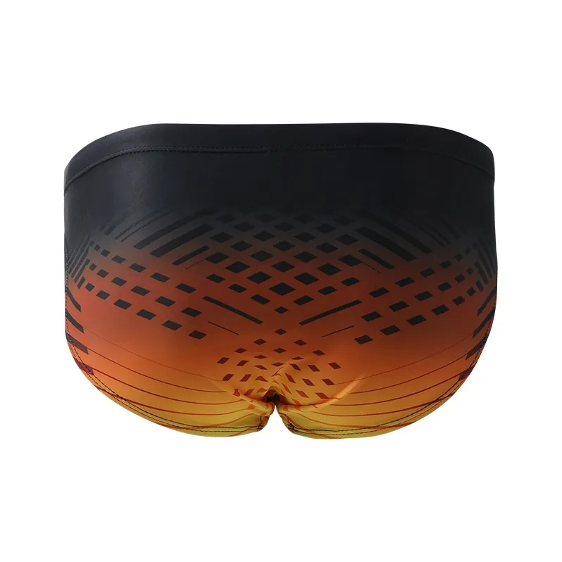 Mizuno Swimming Shorts Men's Black Orange-1