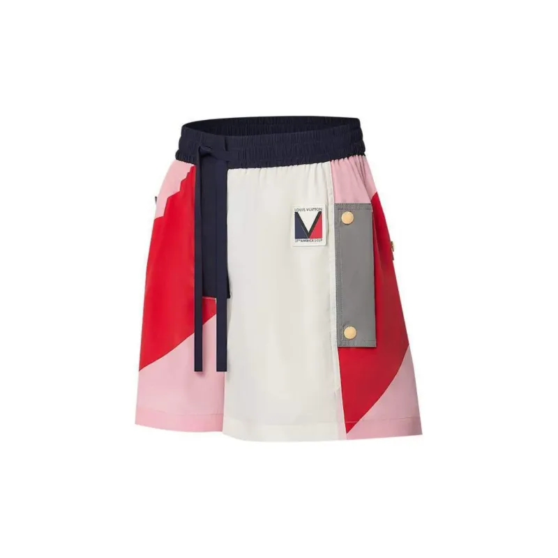 LOUIS VUITTON Lv X Ac Geometric Print Shorts-2