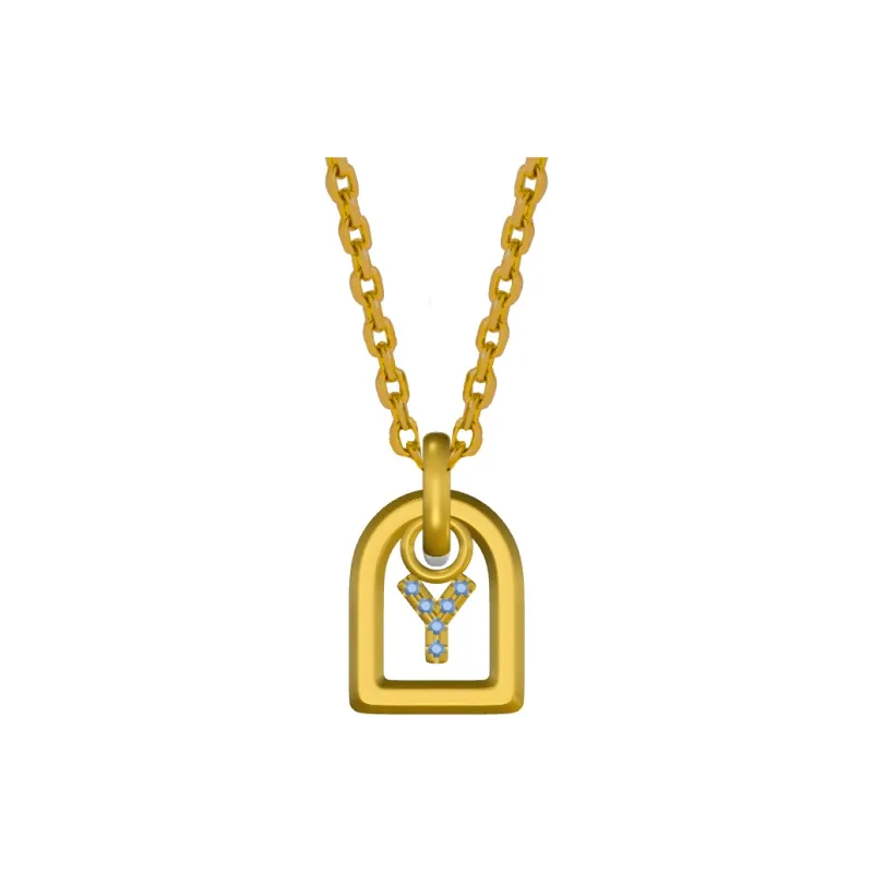 NEVERFAR S925 Silver Thick 18K Gold Plated Necklaces Women's-24