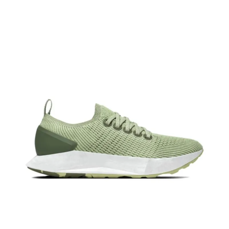 Allbirds Tree Flyer Slip-Resistant Low-Top Casual Running Shoes Men's Pasture Green-1