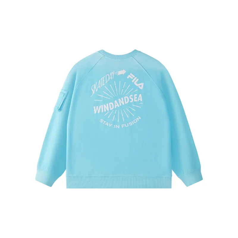 FILA FUSION Sweatshirt Unisex Hayes Blue-1