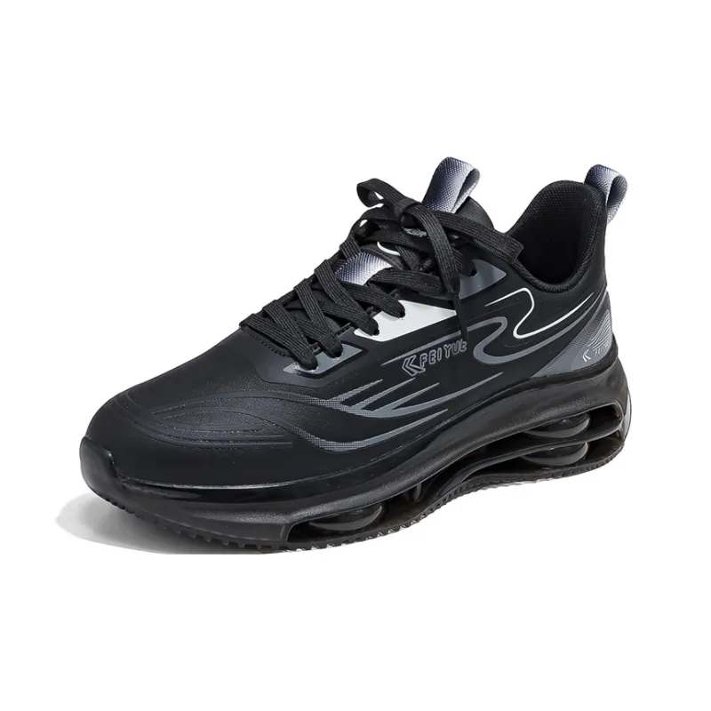 Feiyue Lightweight Low-Top Running Shoes Men's Black-1