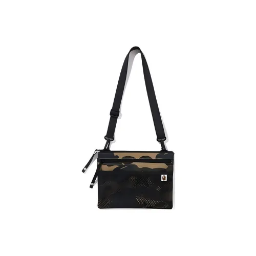 A BATHING APE Polyester Shoulder Bag Crossbody Bag Regular Men's Yellow/Green
