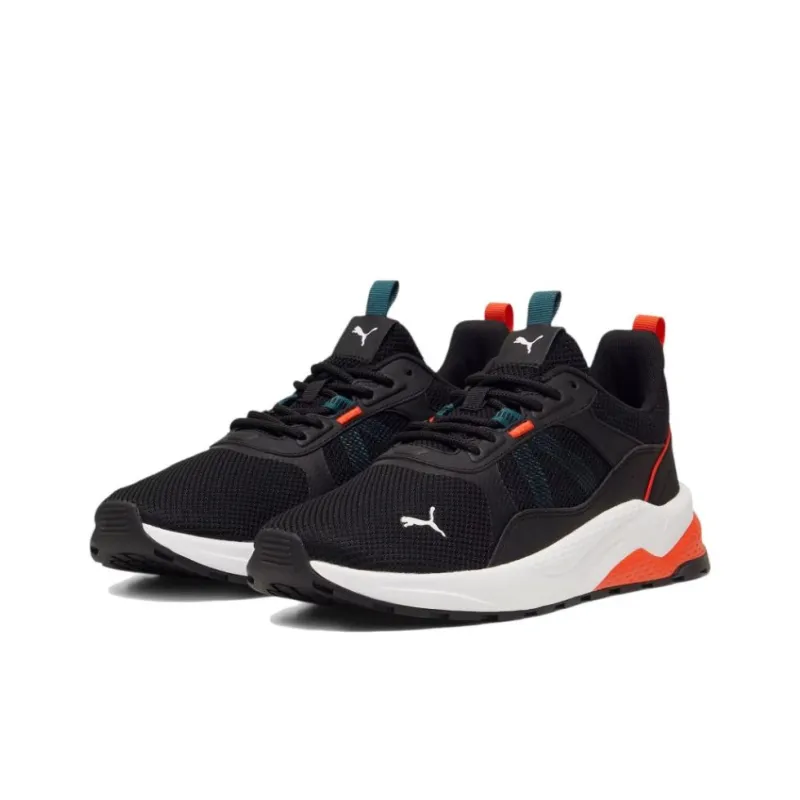 PUMA Anzarun Anti-Slip Wear-Resistant Low-Top Casual Running Shoes Unisex Black-2