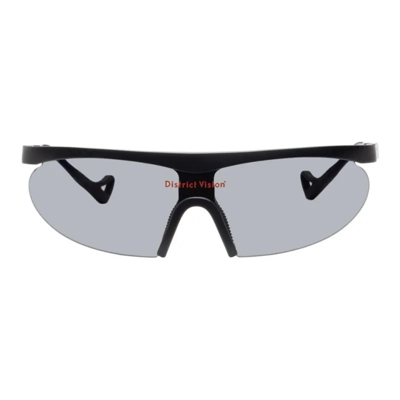 District Vision Irregular Shape Sunglasses Unisex Black-0