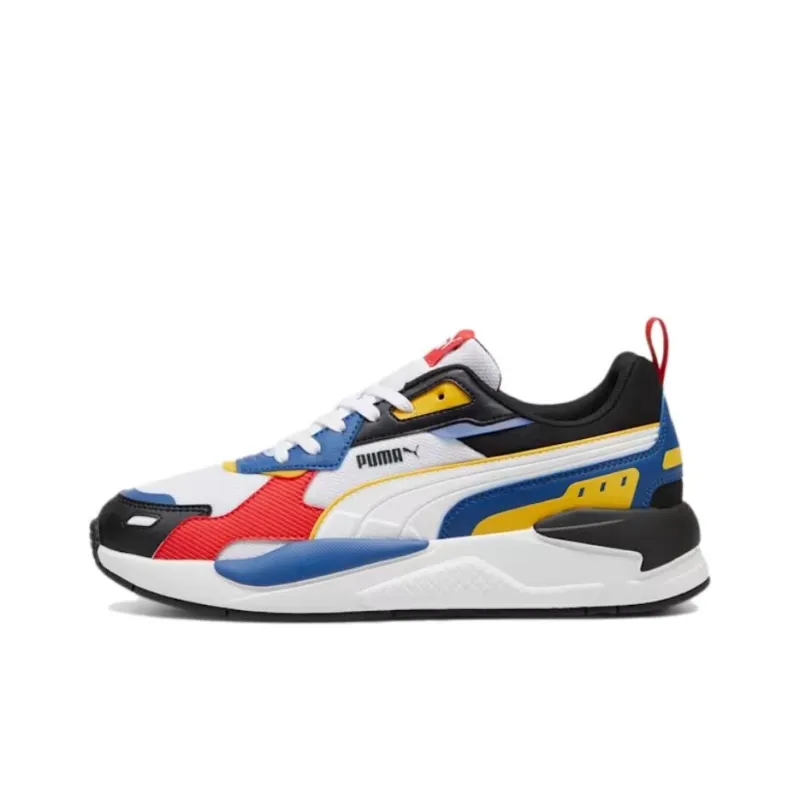 PUMA X RAY Anti Slip Wear Resistant Low Top Casual Shoes Unisex Red Black-0