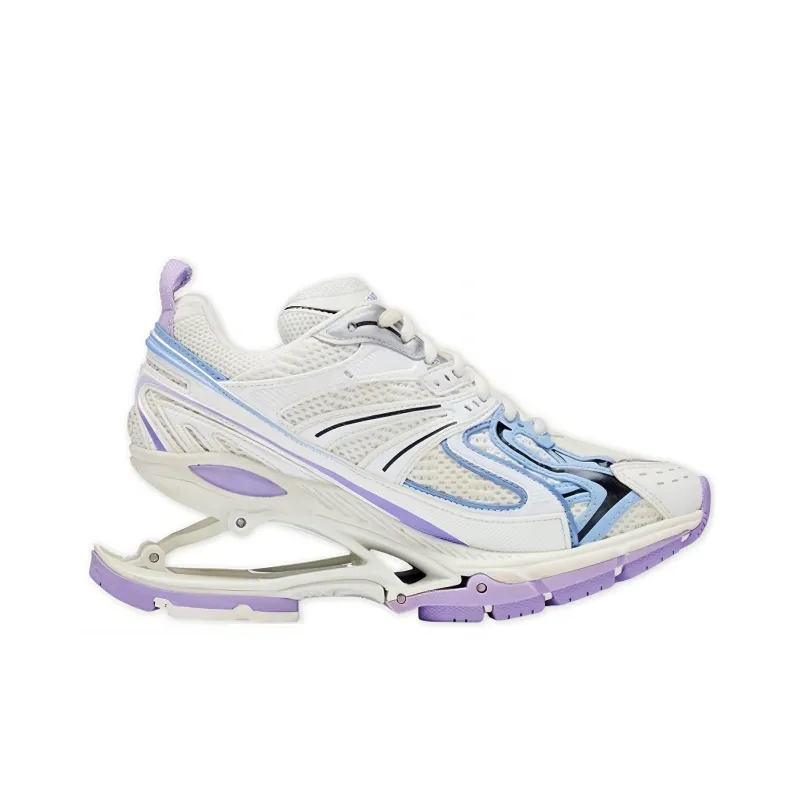 Balenciaga X Pander Sneakers 'White Blue Purple' Women's-1