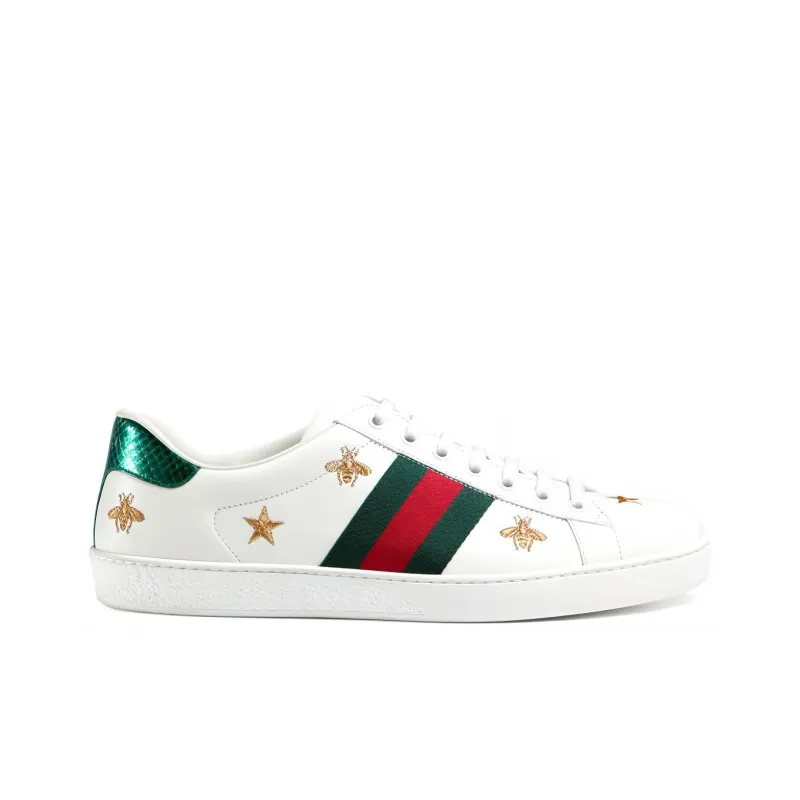 GUCCI Ace Embroidered 'Bees And Stars'-1