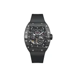 Black Case Black Dial Black Rubber Strap