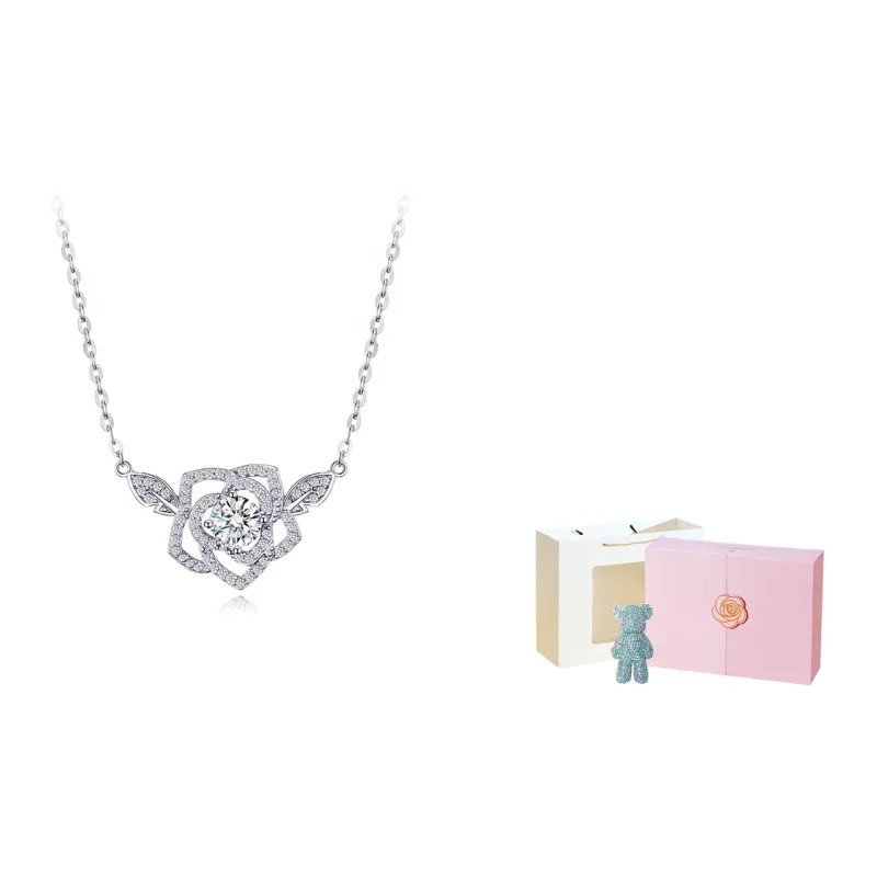 PIARA S925 Silver Necklaces Women's-6